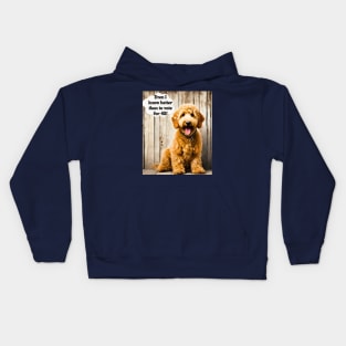 Ridin' with Biden Goldendoodle Kids Hoodie